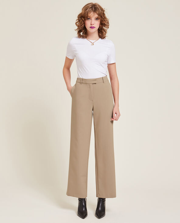Pantalon de costume droit camel - Pimkie