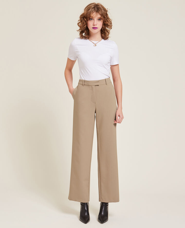 Pantalon de costume droit camel - Pimkie