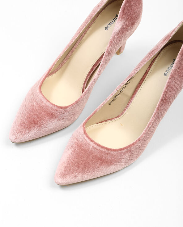 Escarpins velours taupe - Pimkie