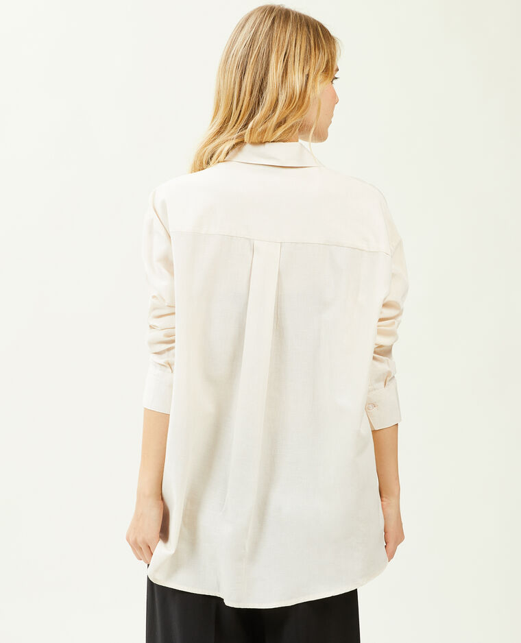 Chemise oversize beige - Pimkie