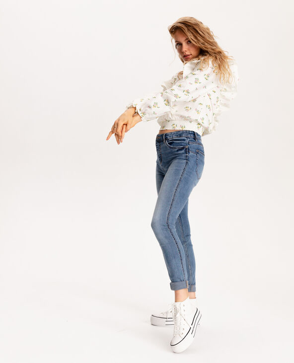 Top à volants blanc - Pimkie