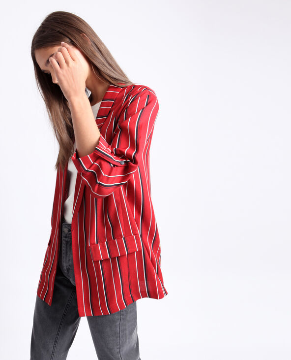 Blazer fluide bordeaux - Pimkie