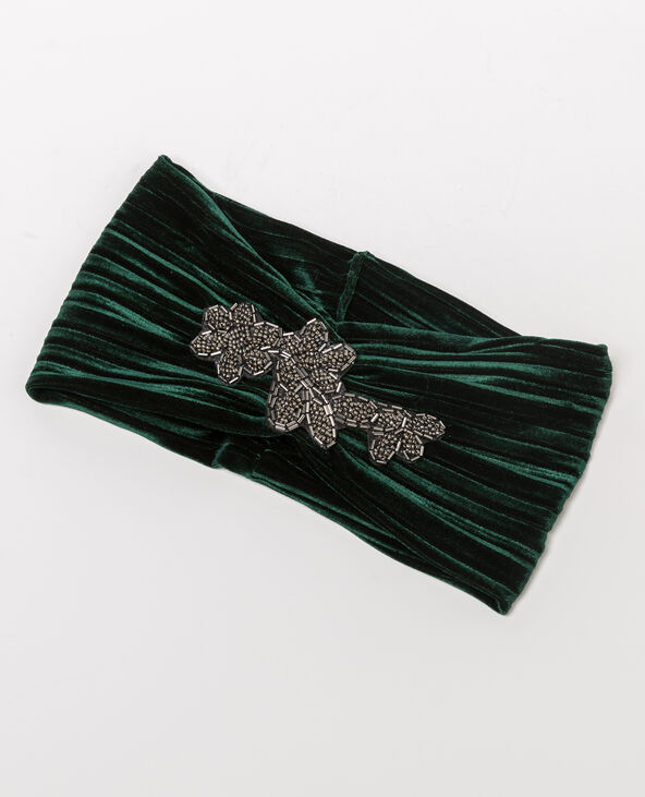 Headband bijou vert foncé - Pimkie
