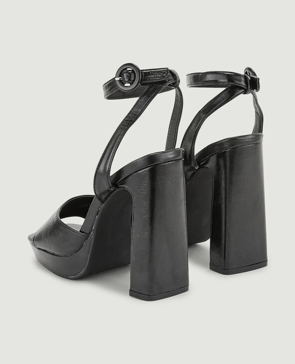 Sandales plateforme noir - Pimkie