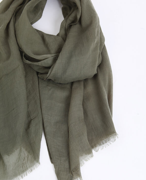 Foulard léger taupe - Pimkie