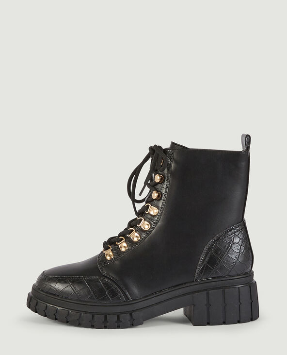 Bottines lacets top pimkie