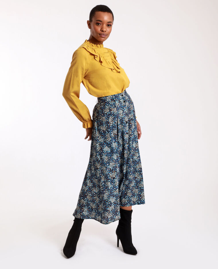 Blouse volantée camel - Pimkie