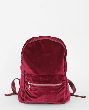 Sac à dos velours violet - Pimkie