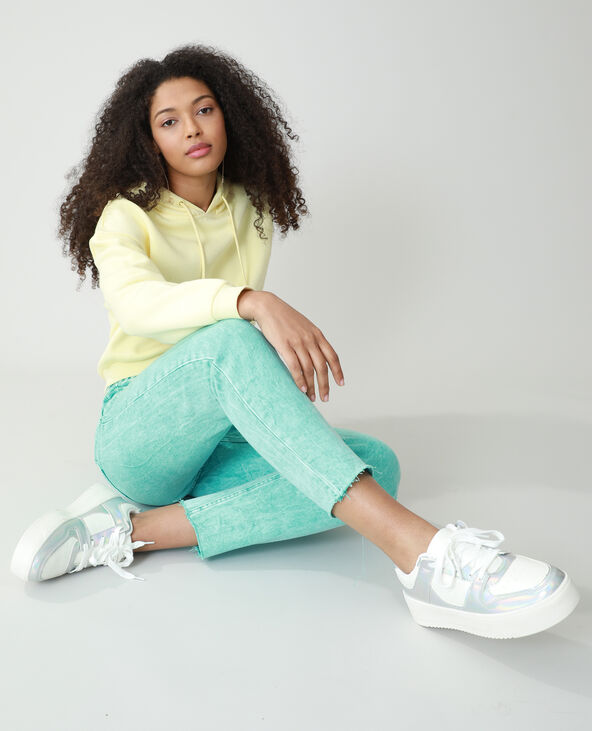Jean mom high waist vert clair - Pimkie