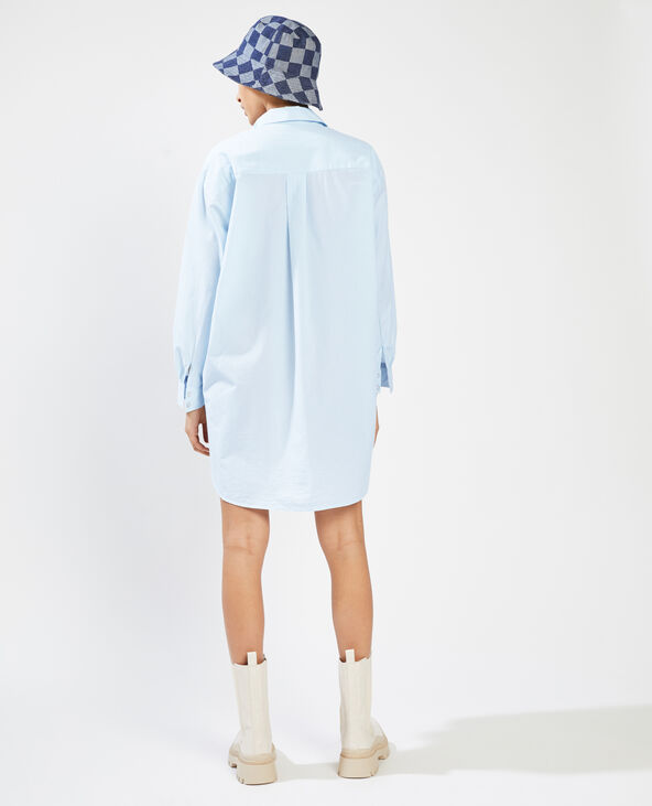 Chemise oversize rayée bleu clair - Pimkie