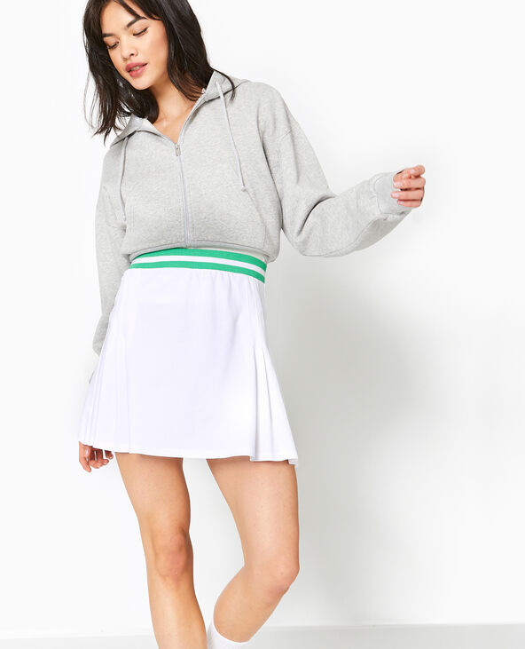 Jupe blanche esprit top