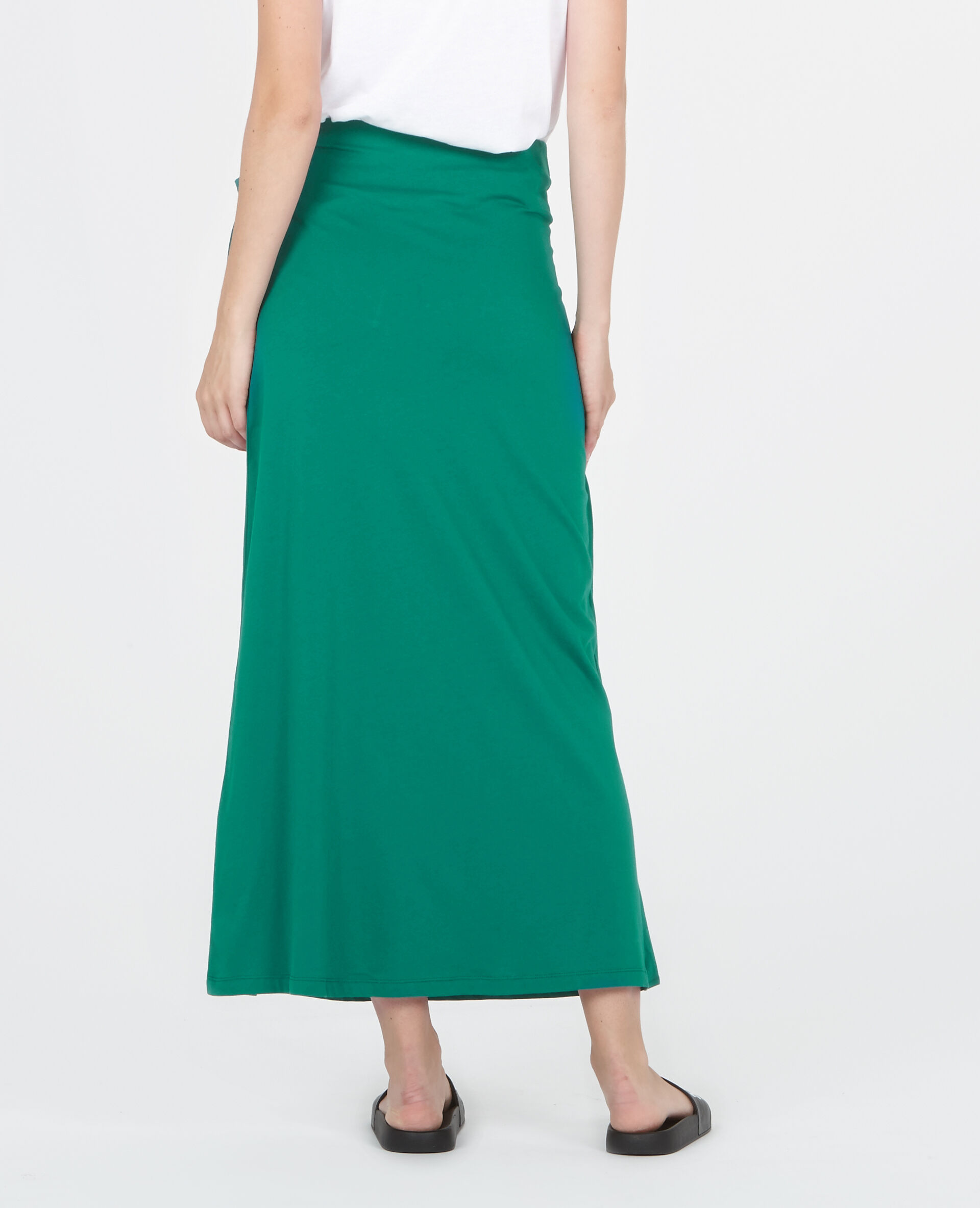 Jupe portefeuille vert sapin - 690374C10A05 | Pimkie