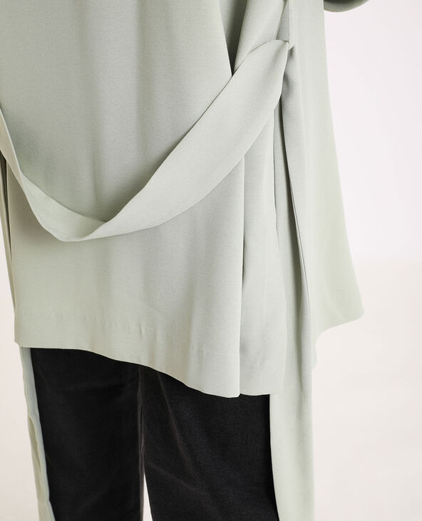 Blazer fluide vert de gris - Pimkie
