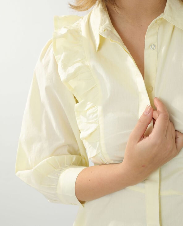 Robe trapèze jaune - Pimkie