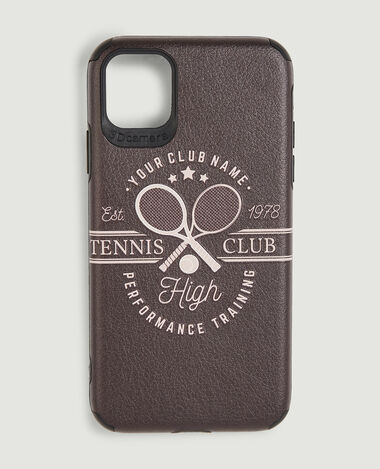 Coque de téléphone effet cuir rose clair - Pimkie