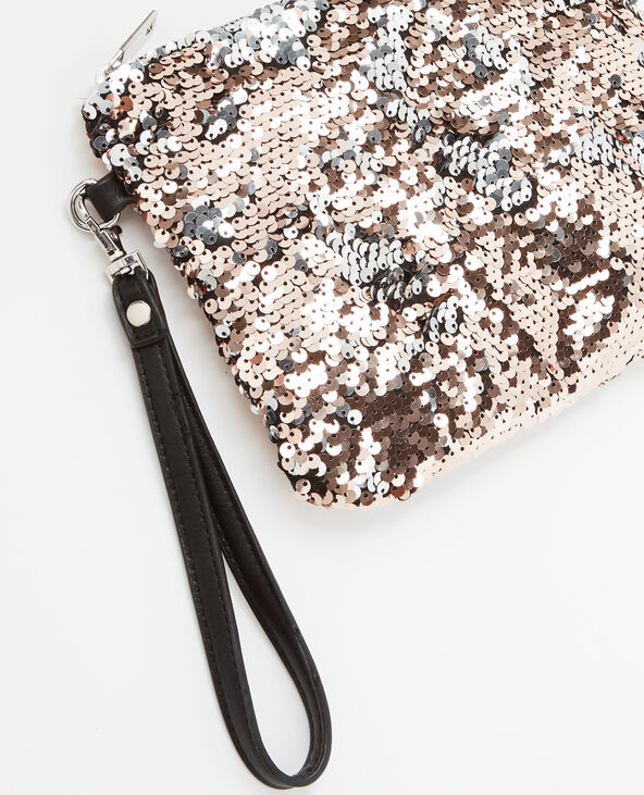 Pochette sequins doré - Pimkie