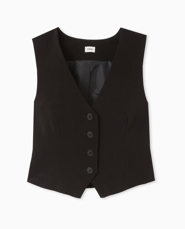 Gilet barman city noir - Pimkie