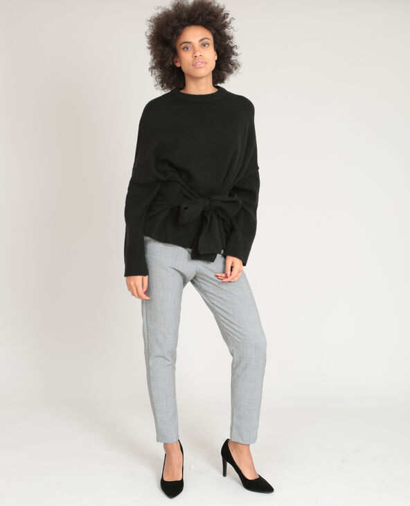 Pantalon city prince de Galles blanc - Pimkie