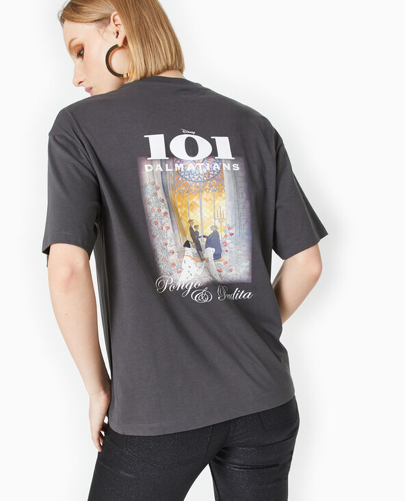 T-shirt oversize 101 DALMATIANS gris foncé - Pimkie