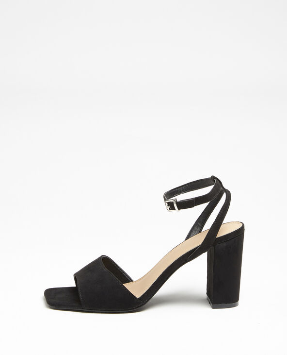 Sandales nubuck noir - Pimkie