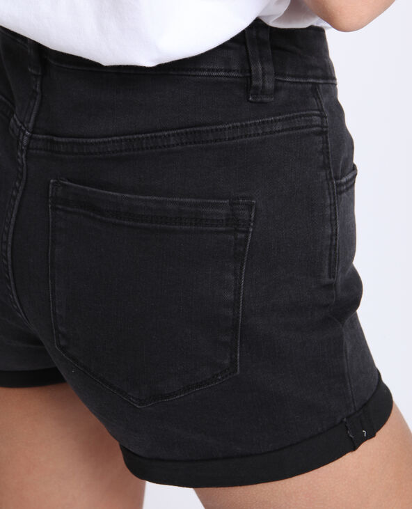 Short en jean noir - Pimkie