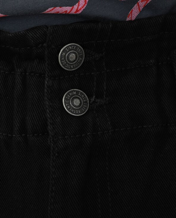 Short en jean high waist noir - Pimkie