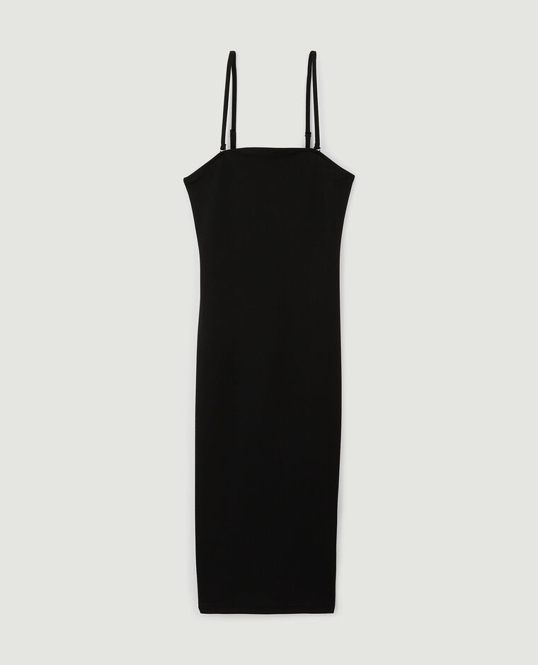Robe moulante midi noir - Pimkie