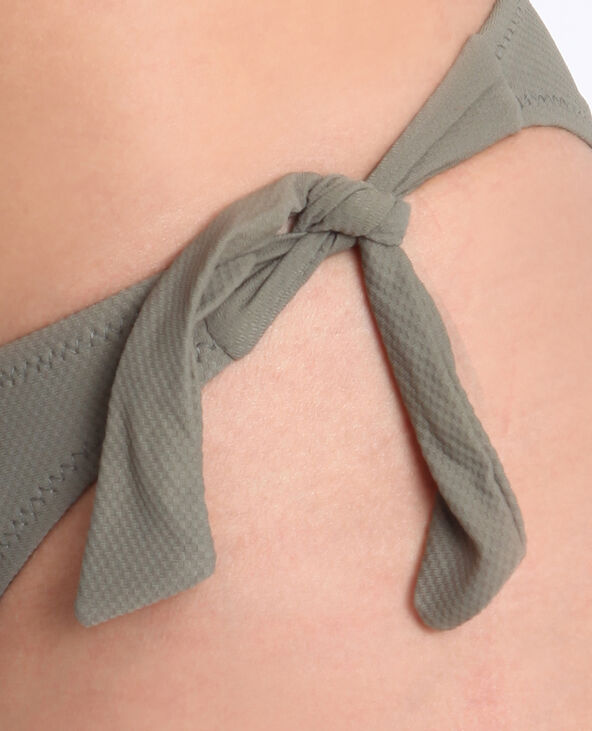 Bas de bikini nid d'abeille taupe - Pimkie