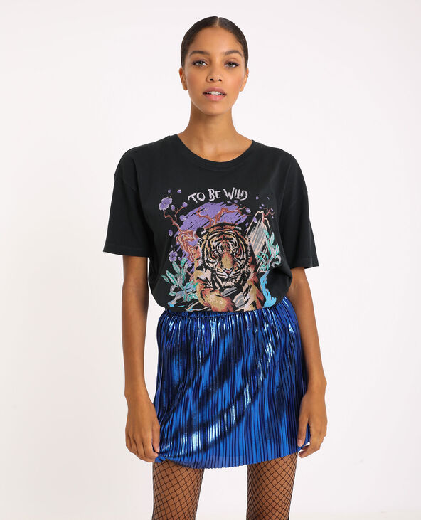 T-shirt graphique gris foncé - Pimkie