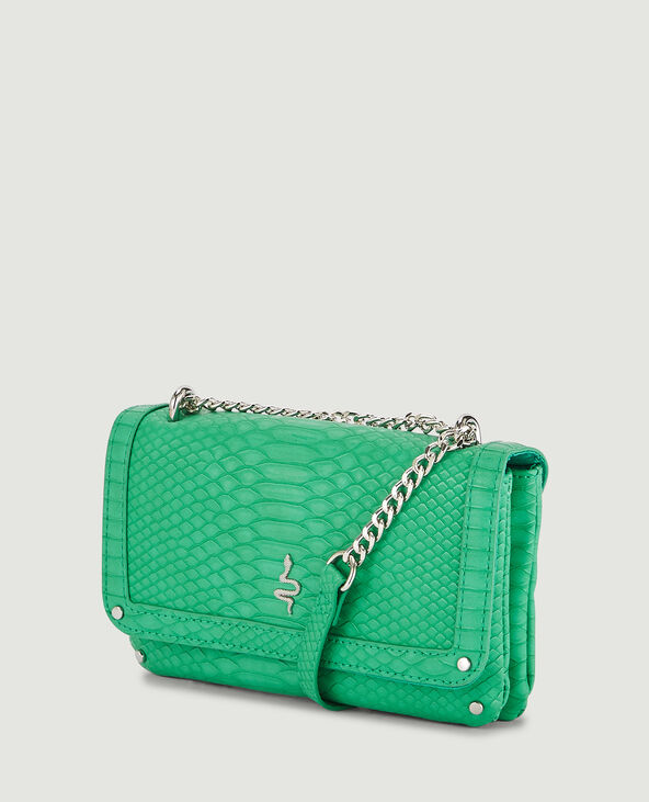 Sac effet serpent vert émeraude - Pimkie