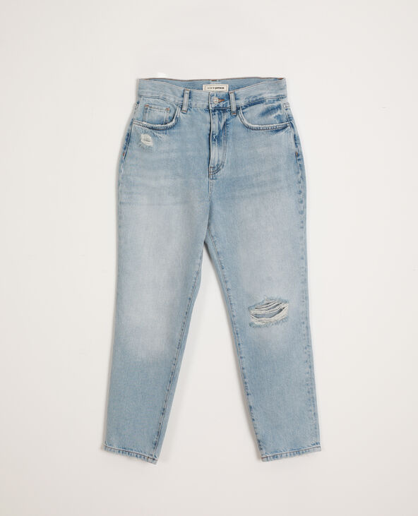 Jean straight high waist bleu - Pimkie