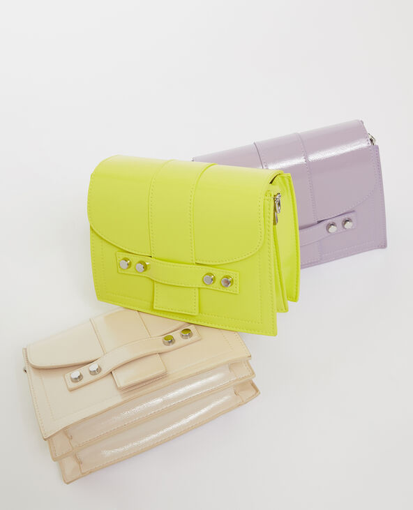 Sac boxy avec clous vert anis - Pimkie