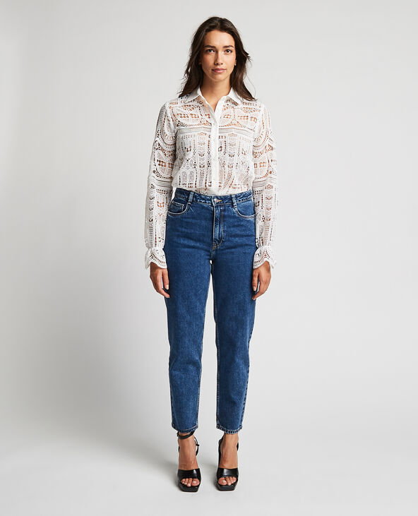 Jean mom taille haute bleu - Pimkie