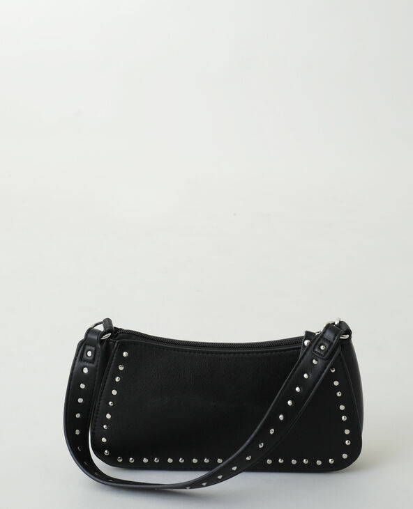 Sac porté épaule clouté noir - Pimkie