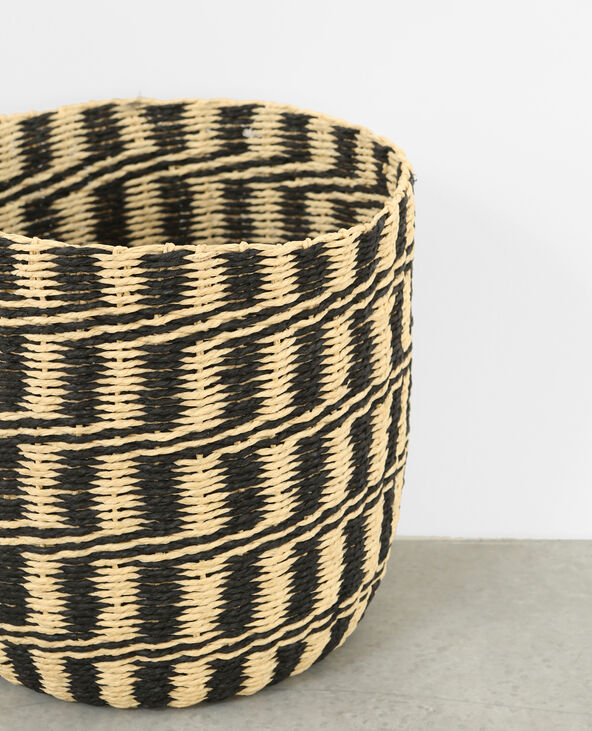 Cache-pot en rotin blanc - Pimkie