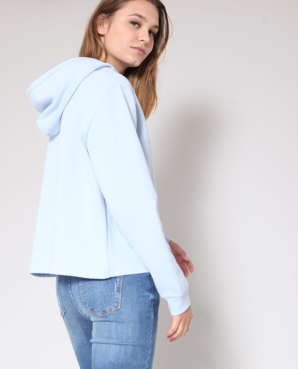 Sweat à capuche bleu - Pimkie