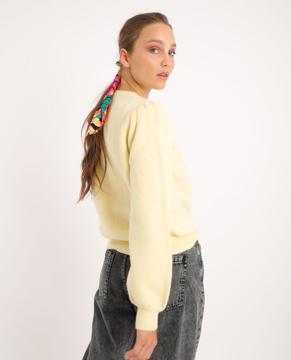 Pull manche bouffante stradivarius on sale