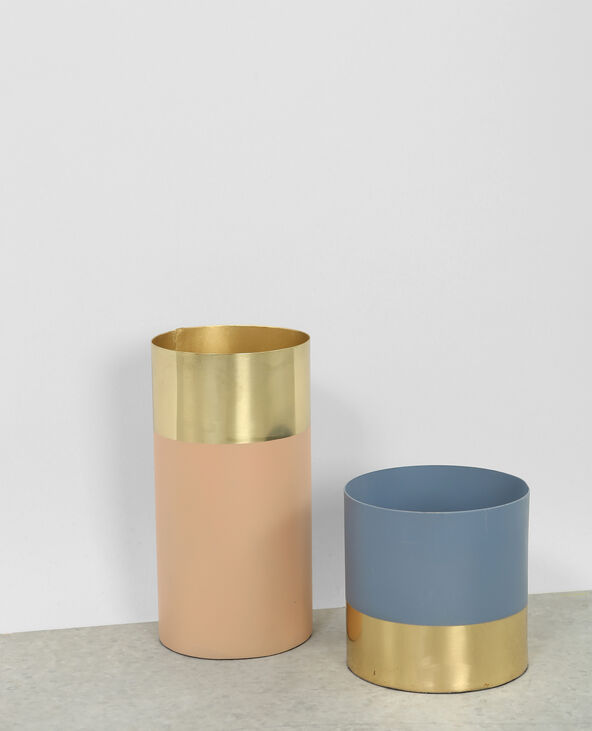 Petit vase mordoré bleu - Pimkie