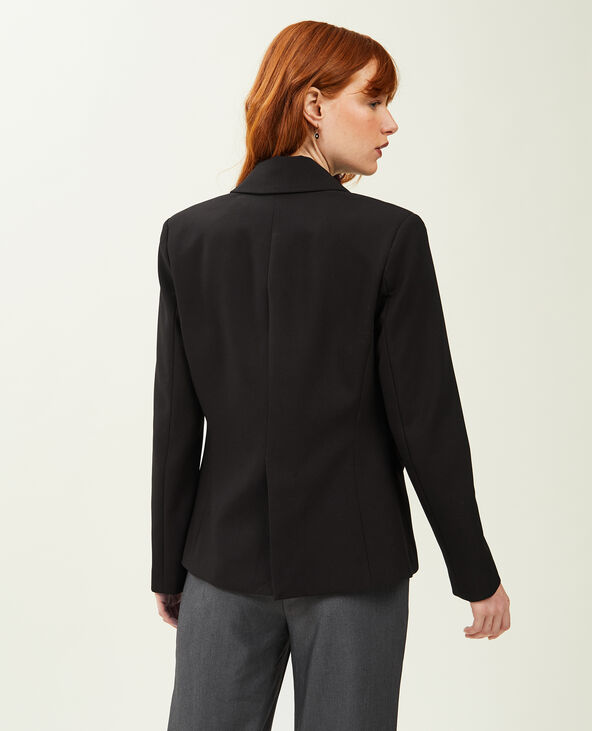Veste blazer boutons dorés noir - Pimkie