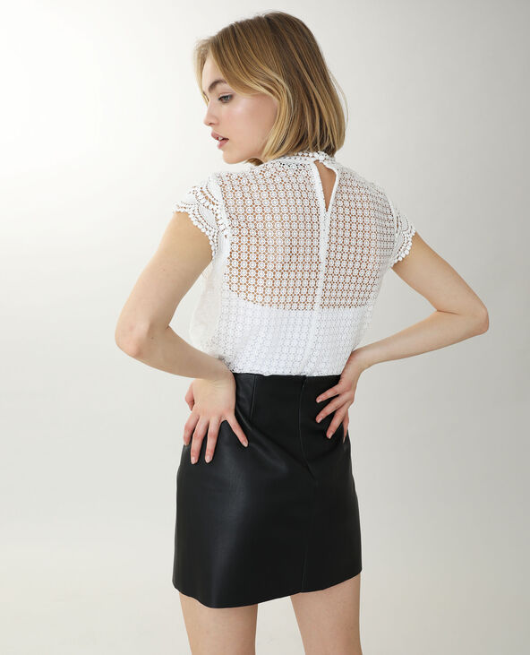 Top en dentelle blanc - Pimkie