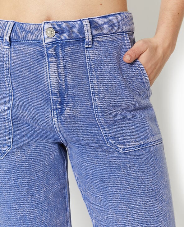 Jean wide souple taille regular lilas - Pimkie