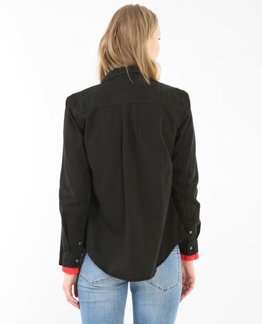 Chemise jean noir - Pimkie
