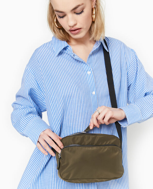 Sacoche en nylon vert olive - Pimkie