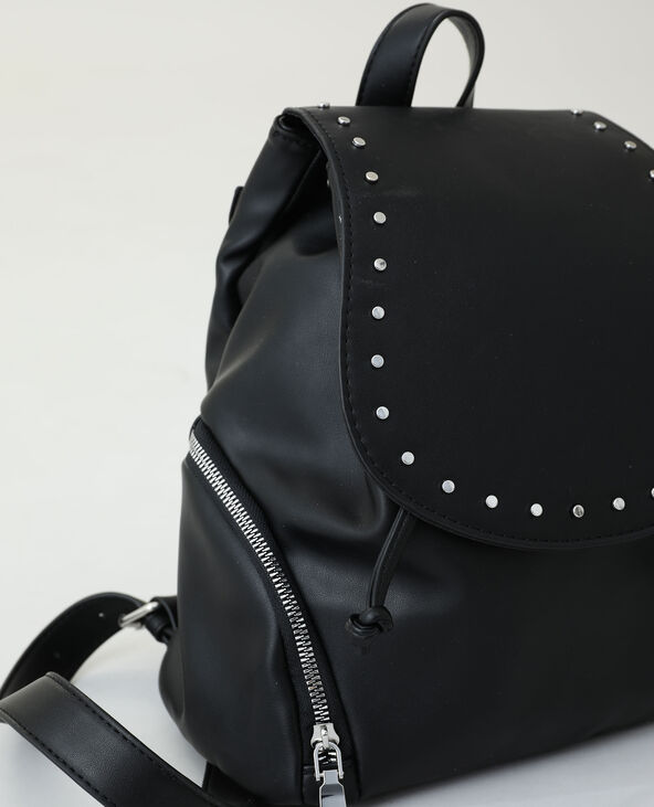 Sac à dos clouté noir - Pimkie