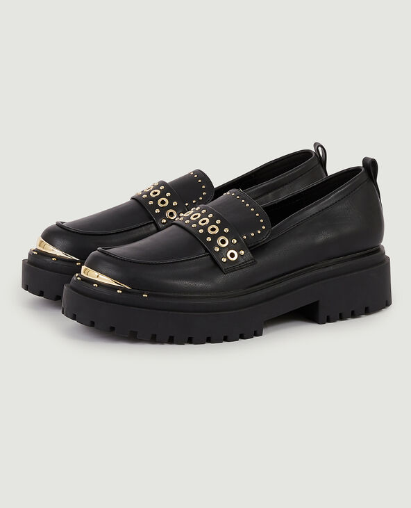 Mocassins cloutés noir - Pimkie