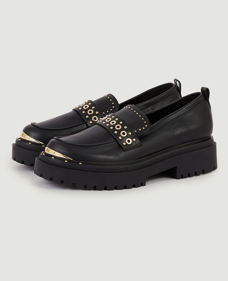 Mocassins cloutés noir - Pimkie