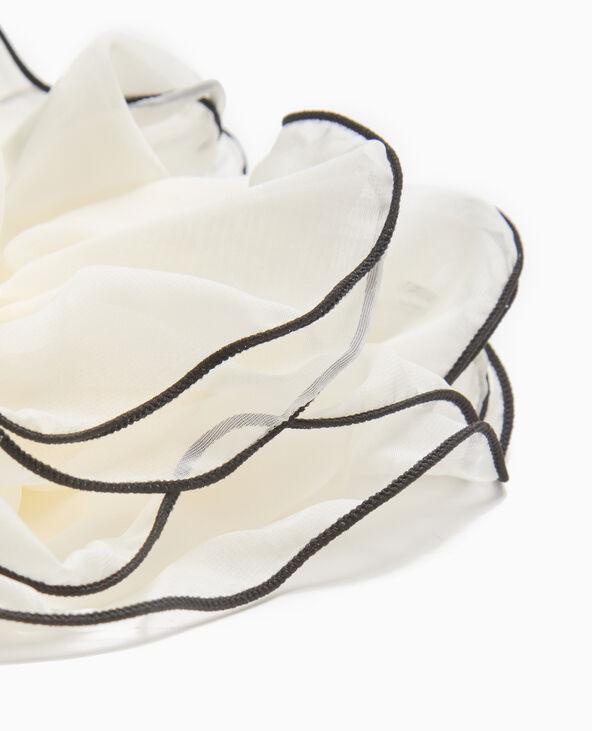 Maxi chouchou en tissu transparent blanc - Pimkie