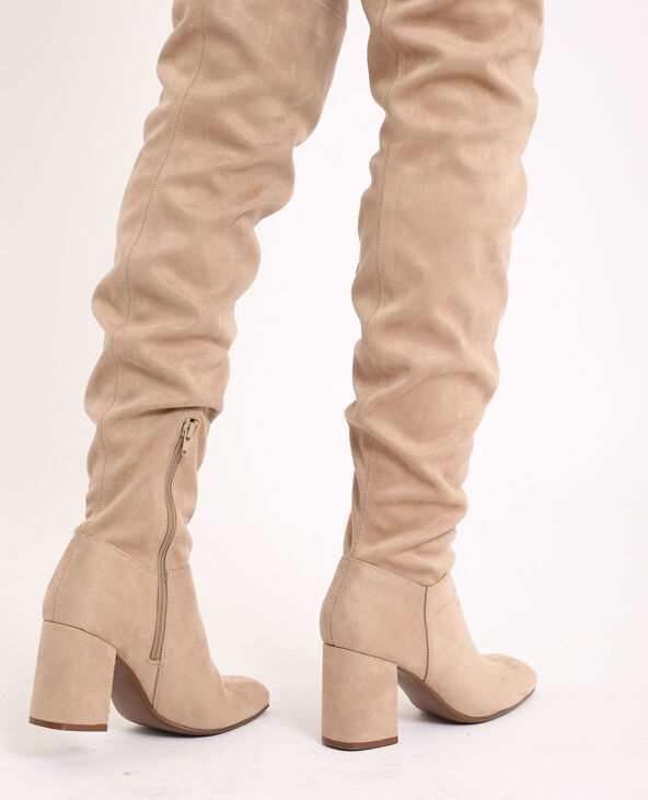 Cuissarde shop suedine beige