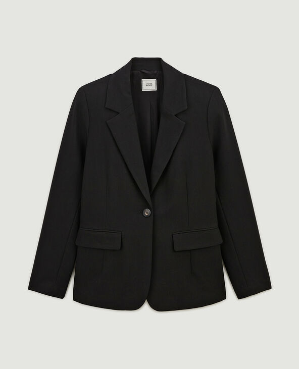 Veste blazer droite avec poches noir - Pimkie