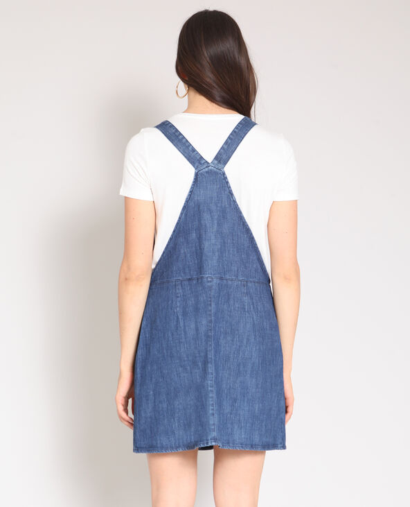 Robe courte en jean bleu - Pimkie